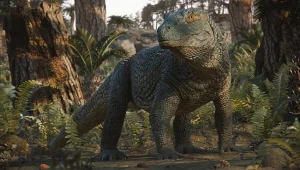 Znaleźli pancernego gada. Wygląda jak dinozaur. Dwa metry i wielka paszcza