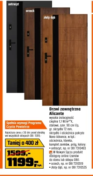 Зовнішні двері Orzech