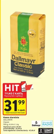 Kawa ziarnista Dallmayr