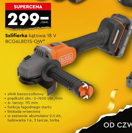 Кутова шліфувальна машина Black+Decker