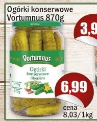 Консервовані огірки Vortumnus
