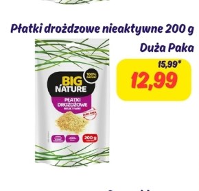 Płatki drożdżowe Big Nature niska cena