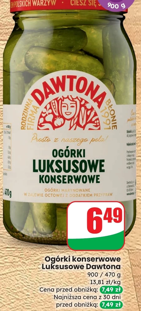 Ogórki konserwowe Dawtona
