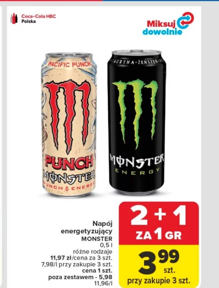 Napój energetyczny Monster