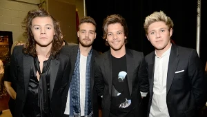 One Direction w 2015 r. - od lewej: Harry Styles, Liam Payne, Louis Tomlinson i Niall Horan