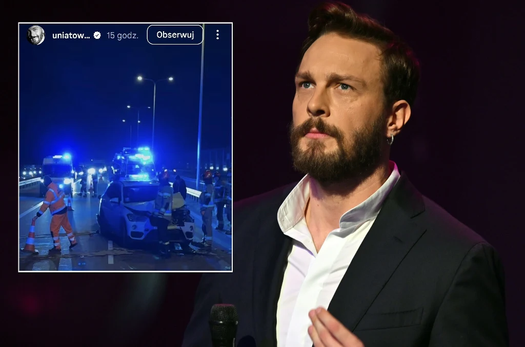 Sławek Uniatowski brał udział w wypadku samochodowym / fot. East News/Artur Barbarowski ; Instagram @uniatowski Sławek Uniatowski brał udział w wypadku samochodowym / fot. East News/Artur Barbarowski ; Instagram @uniatowski