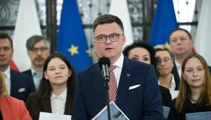 Zabezpieczono dokumenty z podpisami Szymona Hołowni