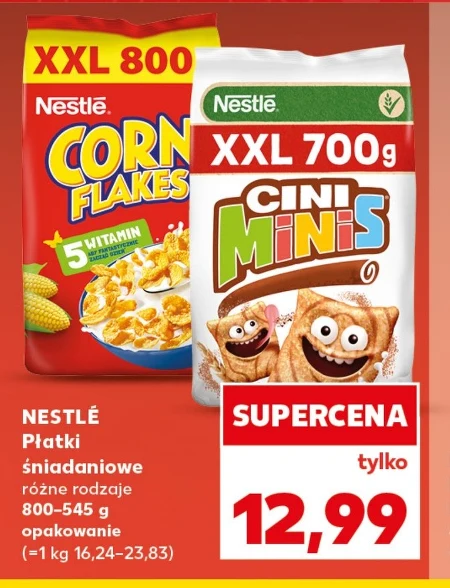 Сухі сніданки Nestle