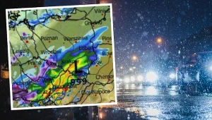 Prognoza pogody. Ostrzeżenia przed deszczem ze śniegiem, wkrótce nadejdzie też mróz