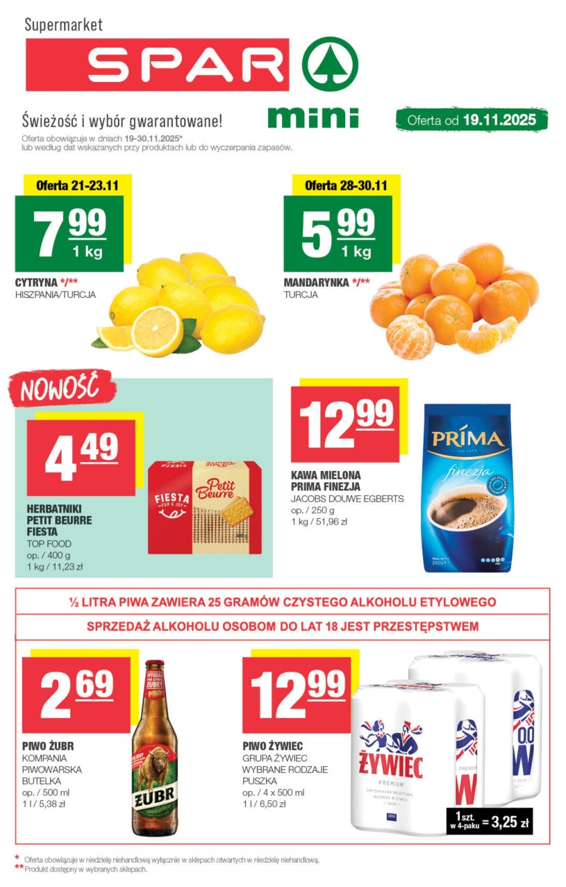 Gazetka promocyjna SPAR mini - wygasła 5 dni temu