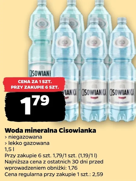 Негазована вода Cisowianka