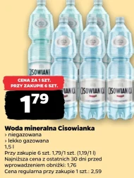 Негазована вода Cisowianka