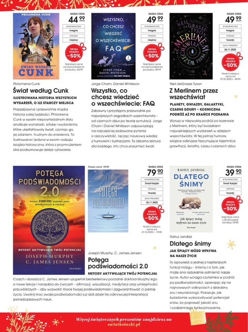 Księgarnie Świat Książki