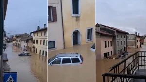 Próbował ratować kobietę, zalała ich masa błota. Poszukiwania trwają