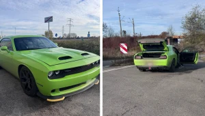 Sonometr kontra zielony Dodge. Policja zakończyła hałasowanie w sekundę