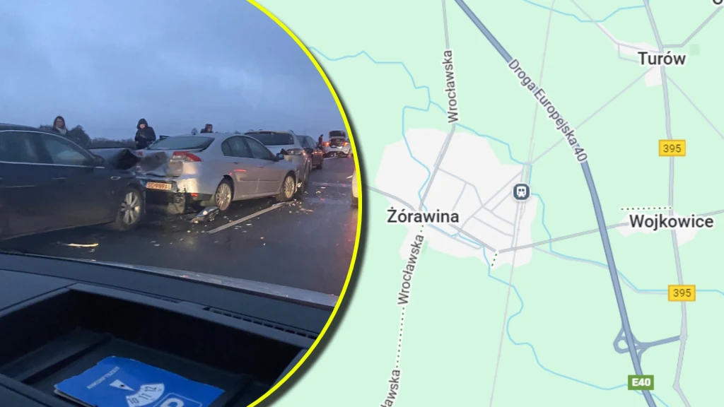 Karambol na A4. Utrudnienia dla kierowców Karambol na A4. Utrudnienia dla kierowców