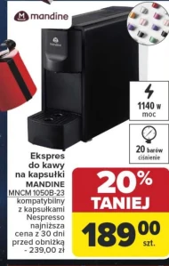 Кавоварка Mandine