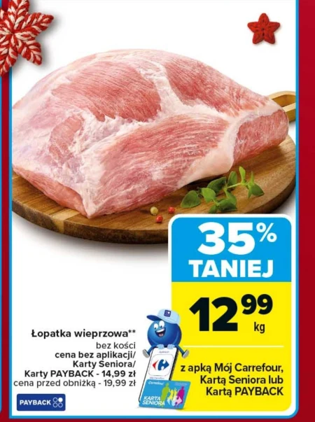 Łopatka wieprzowa Carrefour