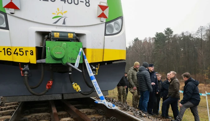 Dywersja na torach. Maszyniści "nie zawsze mogą zauważyć"