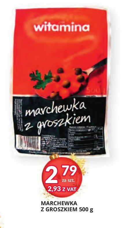 Marchew z groszkiem Witamina