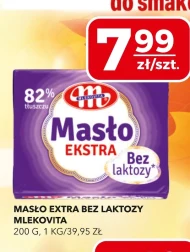Masło bez laktozy Mlekovita