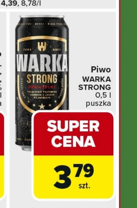 Piwo Warka Strong