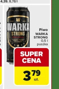 Piwo Warka Strong