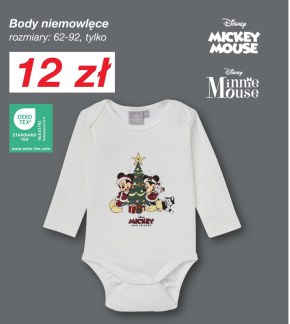 Body niemowlęce Disney niska cena