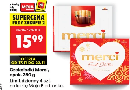 Шоколадні цукерки Merci