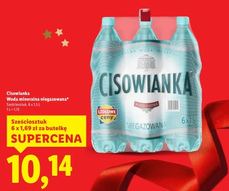 Woda niegazowana Cisowianka