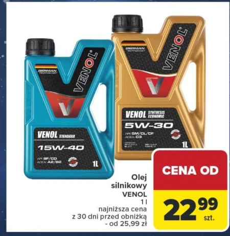 Автомобільне масло Venol