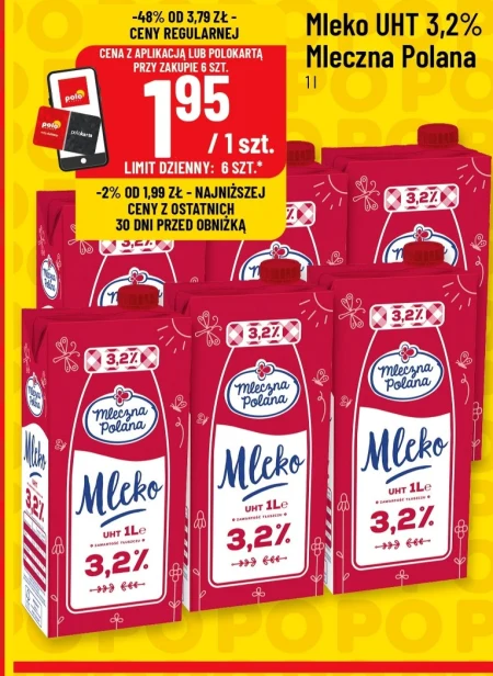 Молоко Mleczna Polana