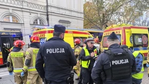 Zderzenie dwóch tramwajów i autobusu w Warszawie. Są ranni