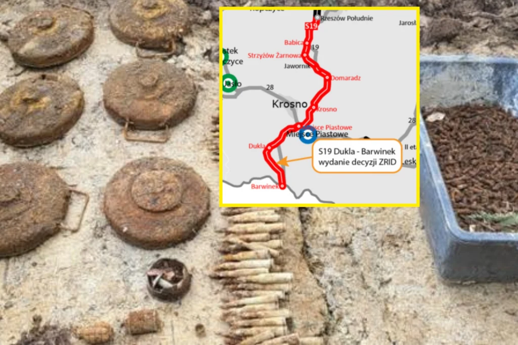 Przy budowie S19 odnaleźli prawie 20 tys. sztuk amunicji.