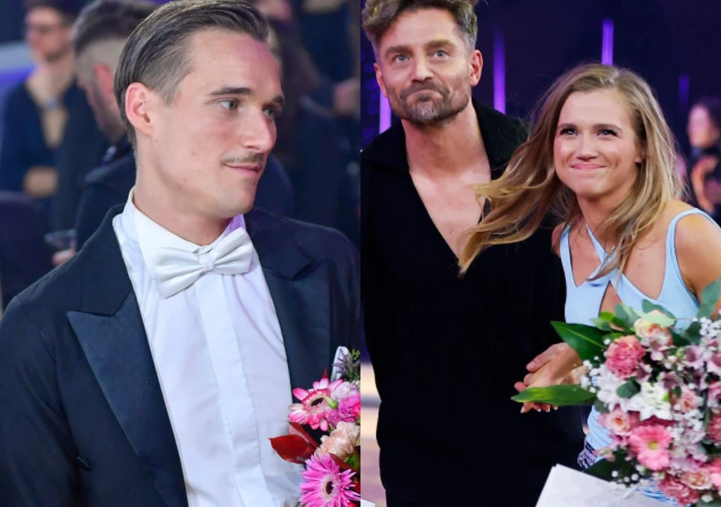 Maurycy Popiel, Agnieszka Kaczorowska i Marcin Rogacewicz w "Tańcu z gwiazdami"