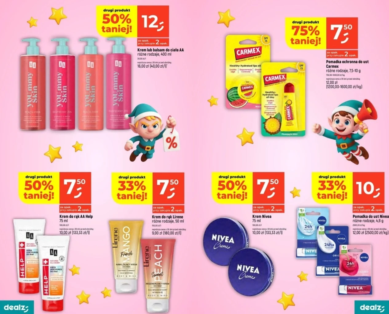 Kultowe kosmetyki nawet 80% taniej w Dealz