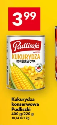 Kukurydza konserwowa Pudliszki