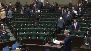 Posłowie PiS opuścili salę, kiedy przedstawiano kandydaturę Włodzimierza Czarzastego na marszałka Sejmu