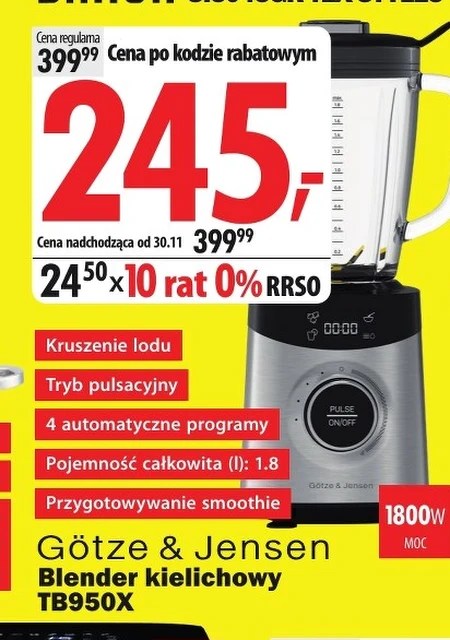 Blender kielichowy Götze & Jensen