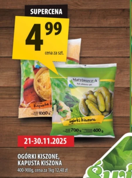 Ogórki kiszone Matyjaszczyk