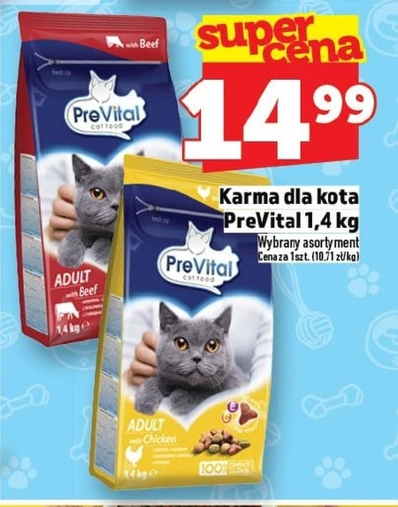 Karma dla kota Prevital