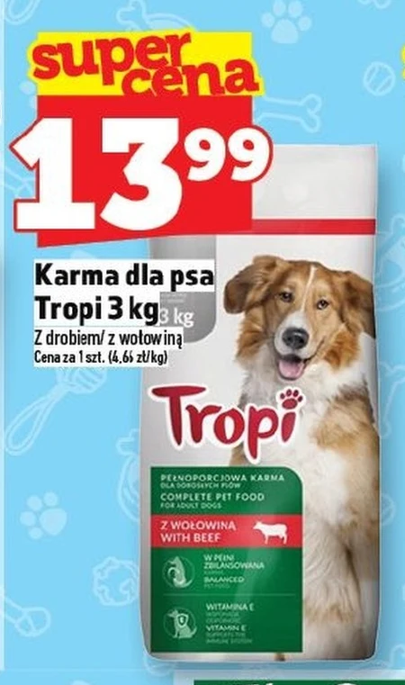Корм для собак Tropi