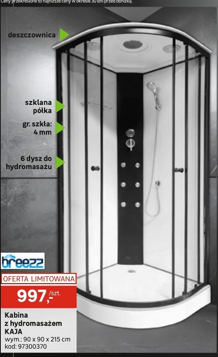 Kabina prysznicowa Breezz