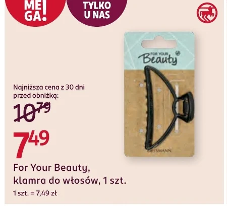 Затискач для волосся For Your Beauty