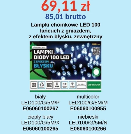 Lampki choinkowe E