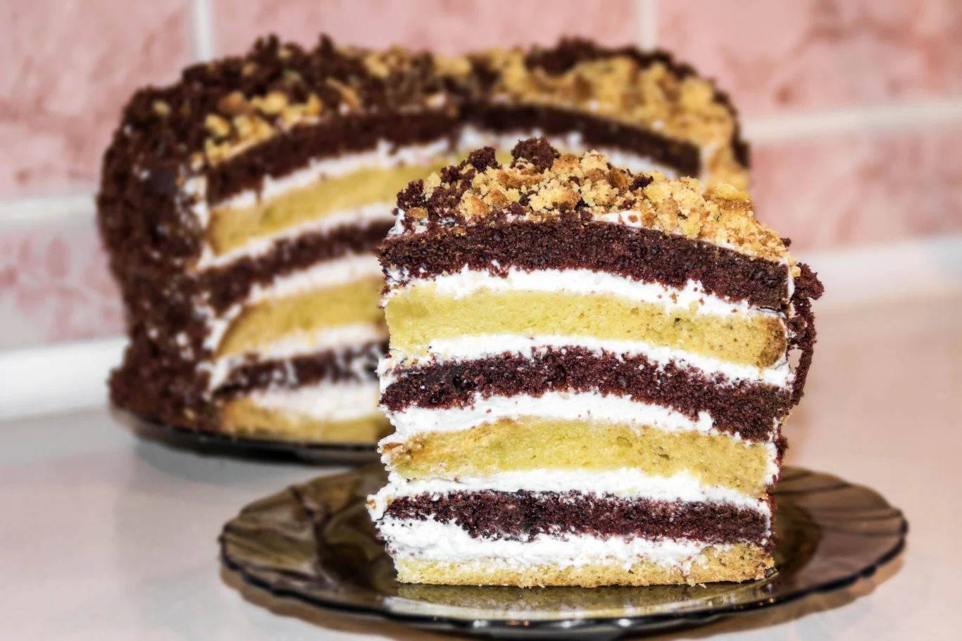 Ciasto Zygzak możesz podać podczas andrzejek lub sylwestra Ciasto Zygzak możesz podać podczas andrzejek lub sylwestra