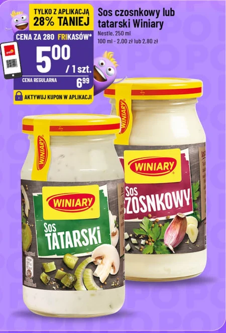 Sos czosnkowy Winiary