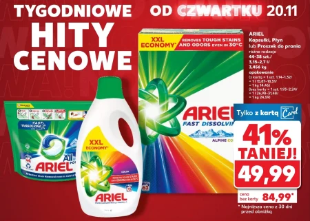 Kapsułki do prania Ariel