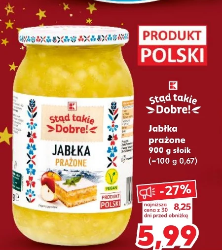 Jabłka prażone K-Stąd Takie Dobre