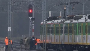 Dwóch Ukraińców wysadziło tory kolejowe na Mazowszu